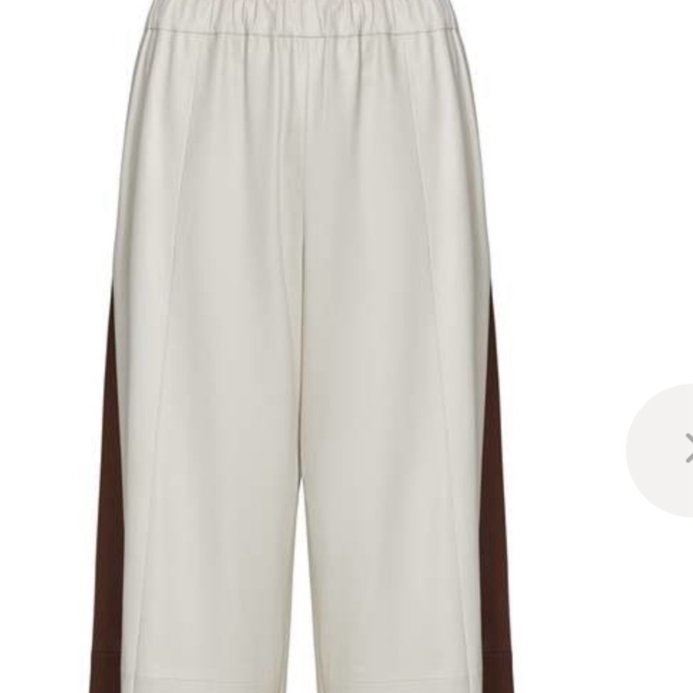 Stylish Cream and Black Women's Trousers
